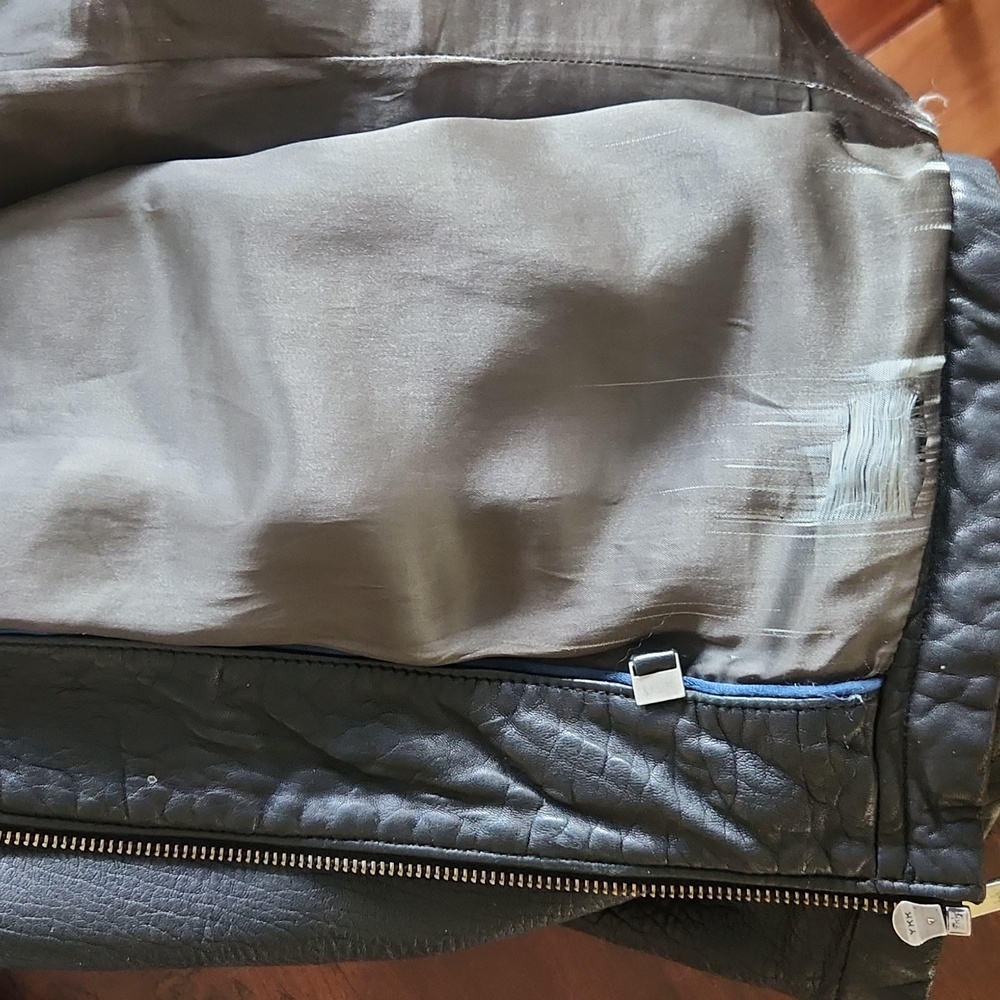 Reilly Olmes Black Leather Jacket View 3